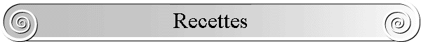 Recettes
